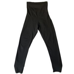 Motherhood Maternity Women Leggings Pants Size LARGE Black 28" Inseam